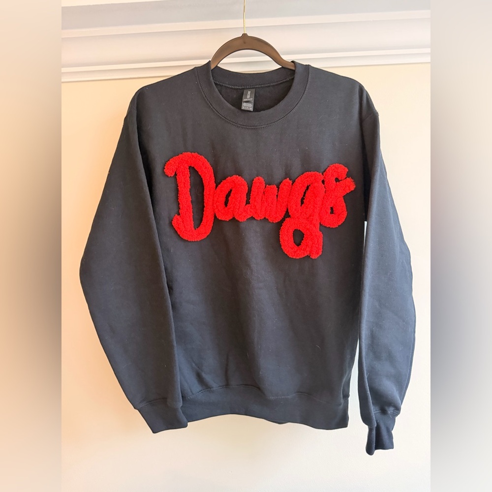 Bulldogs Chenille Embroidered Pullover: Oversized Team
Sweatshirt